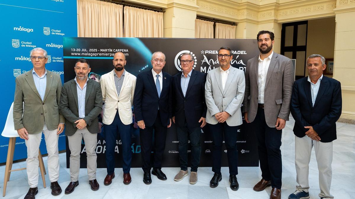 Presentación del Andalucía Málaga Premier Padel P1.