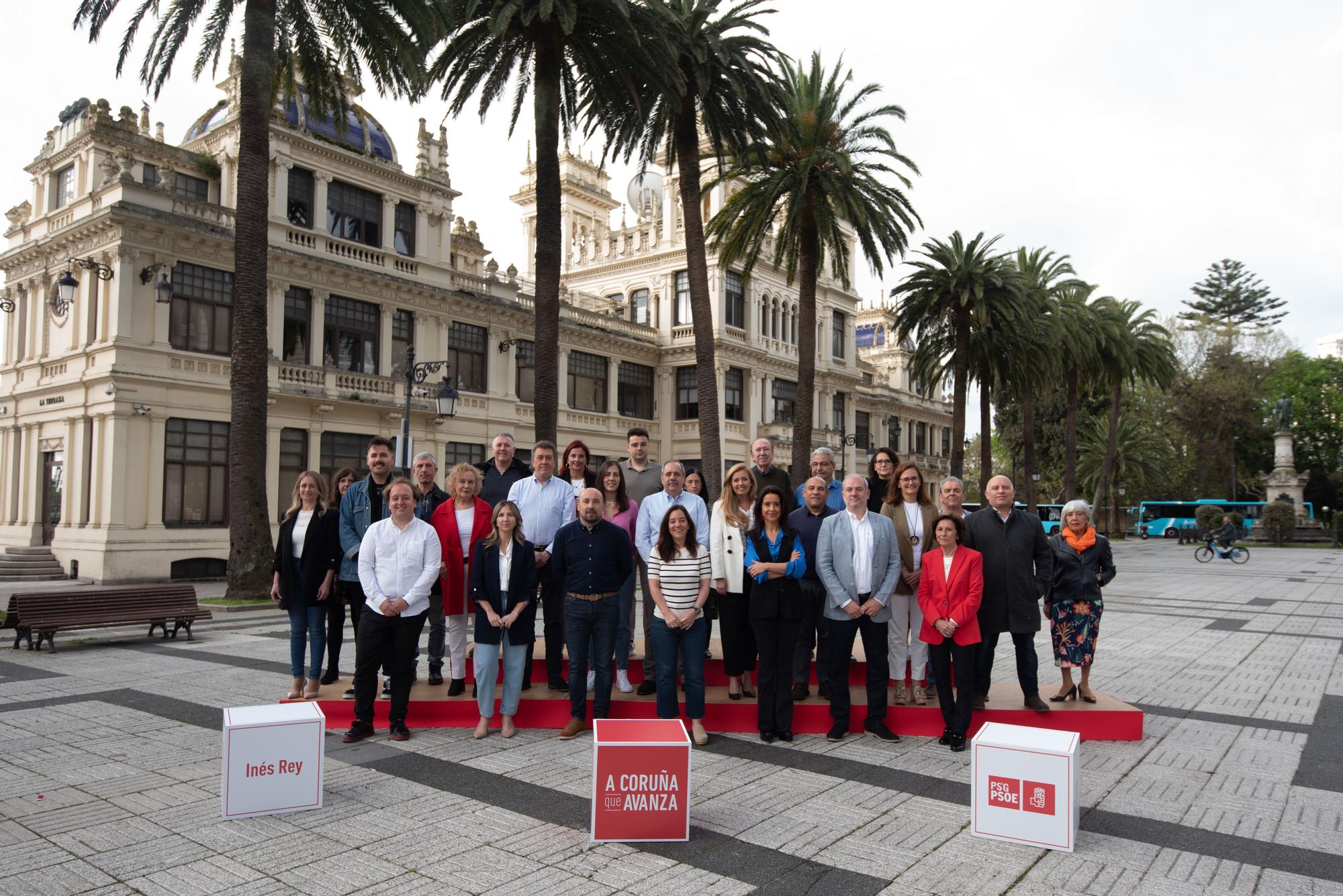 Elecciones municipales A Coruña | Presentación de la candidatura del PSOE