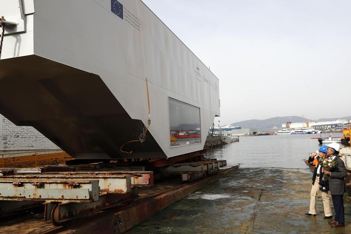 El visor submarino Nautilus ya está en A Laxe