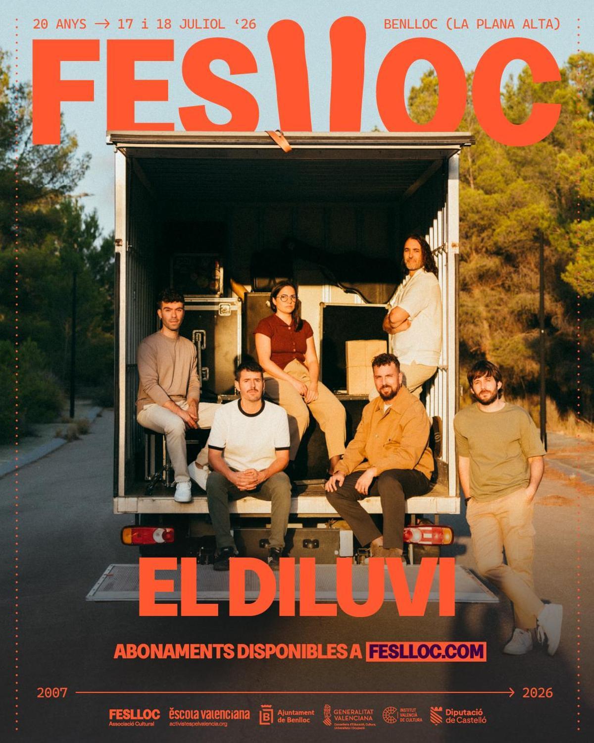 El retorn d’El Diluvi serà especialment significatiu al oferir un dels pocs concerts previstos en 2026 per celebrar quinze anys de trajectòria.