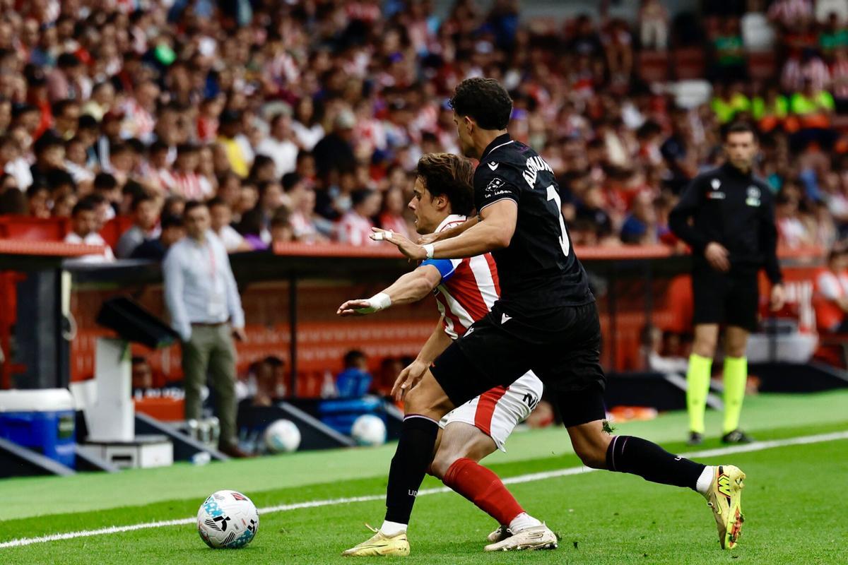 Molinón. Sporting-Almería.