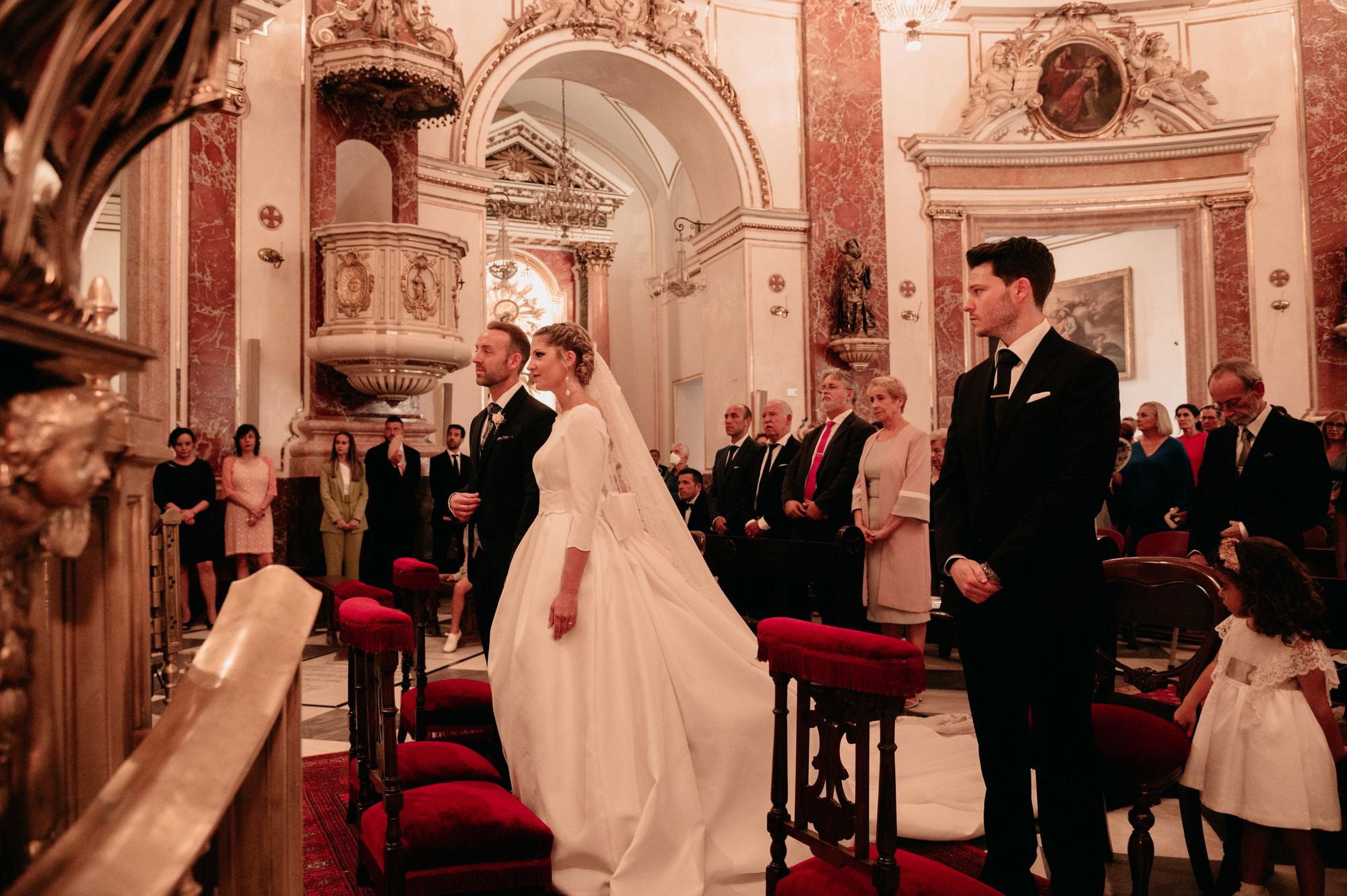 Boda de Andrea Cea, corte de honor de los años 2020 y 2021