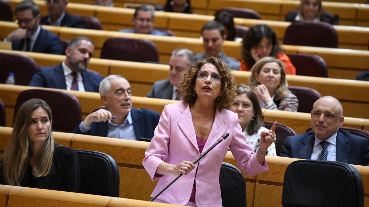 El Senado reprueba a Montero por sus palabras sobre Alves y la financiación catalana
