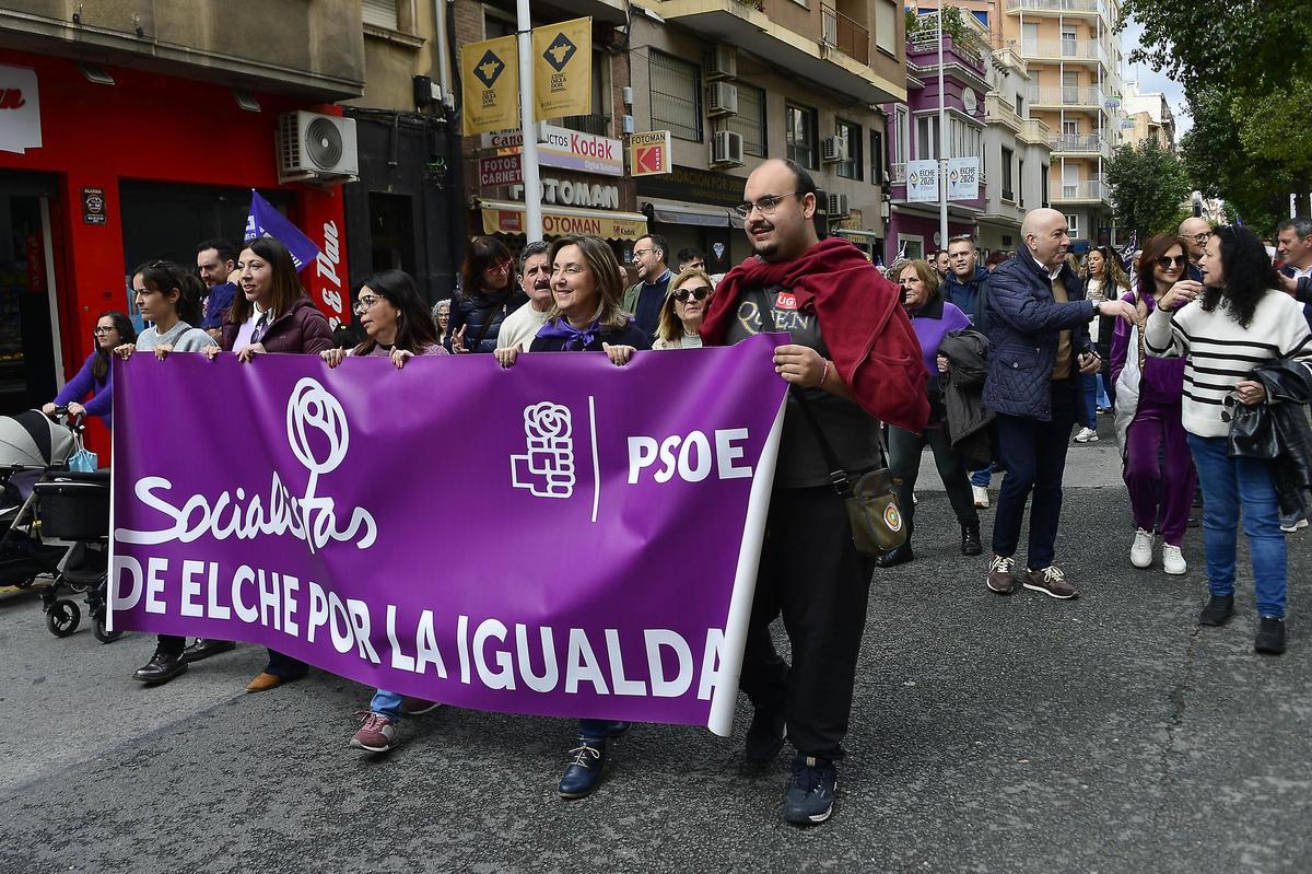 Manifestacion 8 M en Elche