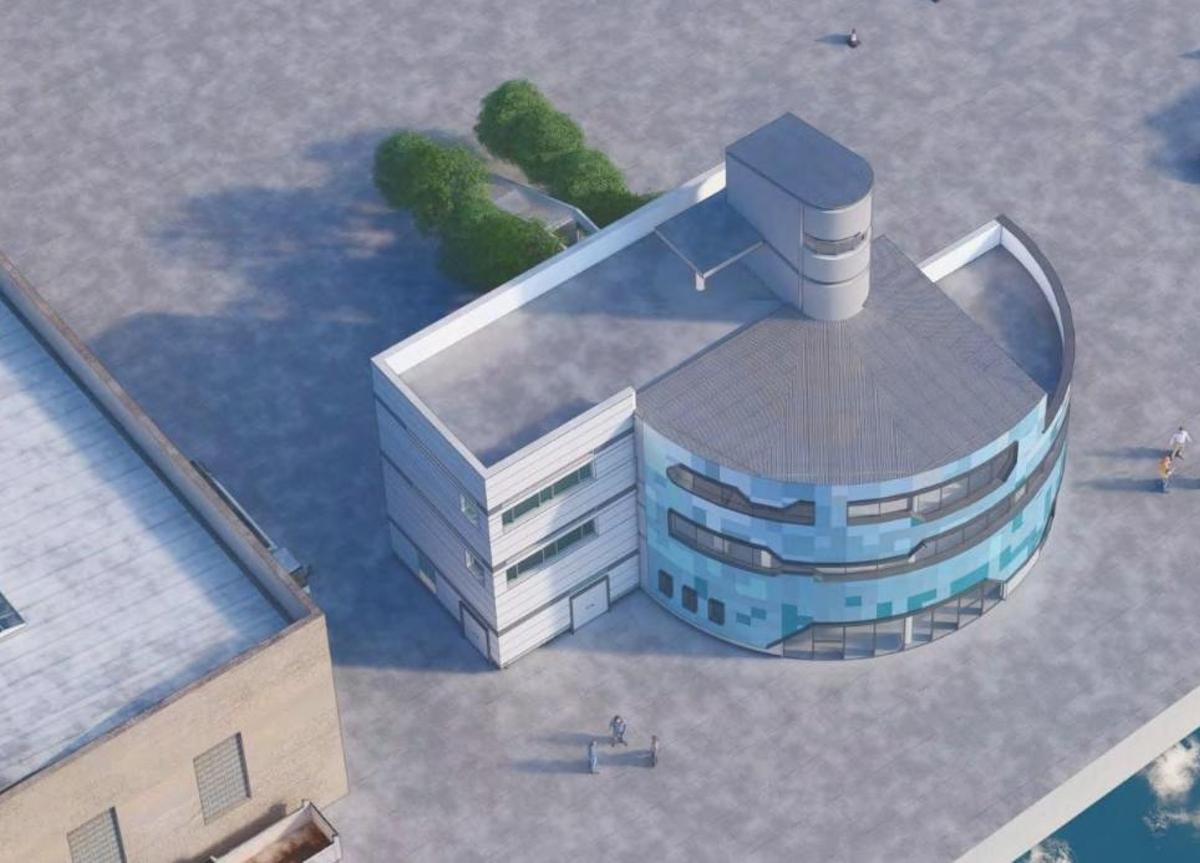 Imagen virtual del edificio una vez completadas las obras