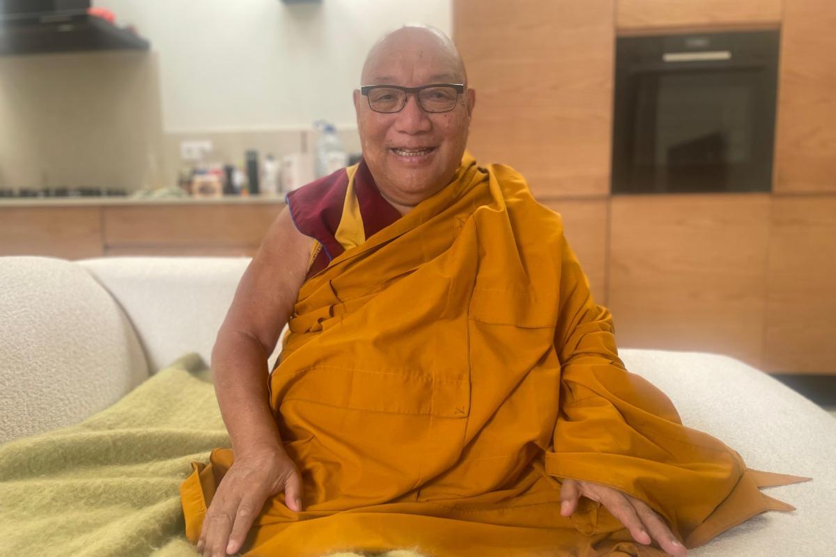 Khenchen Dönyö Rimpoché, maestro budista en Ibiza: «No creo que pueda volver aquí ni tampoco al Tíbet»