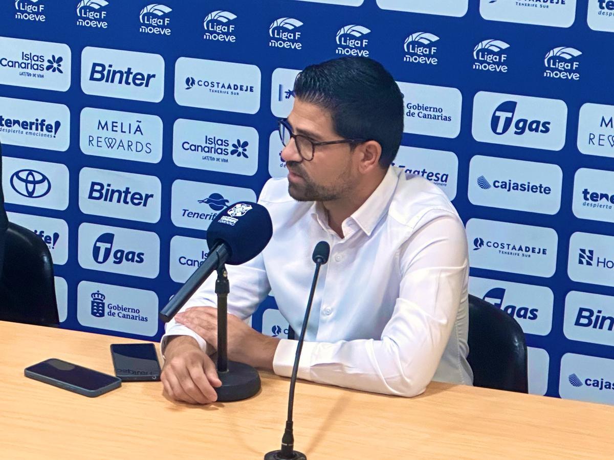 Jordi Torres, director deportivo del CD Tenerife Femenino.
