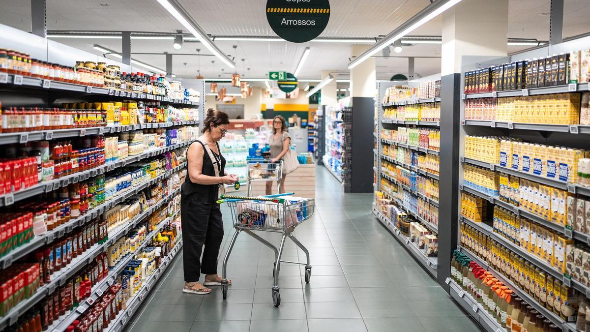 El interior de un supermercado Bonpreu en Barcelona