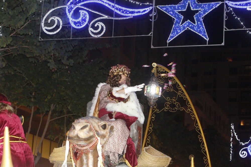Cabalgata de los Reyes Magos en Alicante.