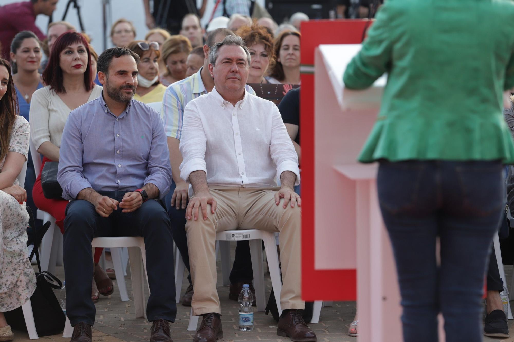 Acto de Juan Espadas, candidato del PSOE a las elecciones andaluzas, en Málaga