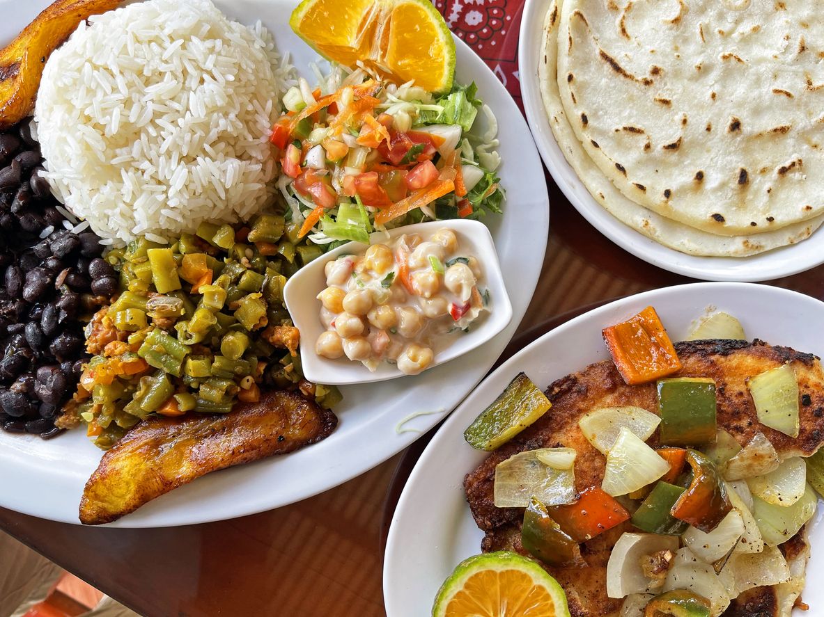 Comida típica de Costa Rica.