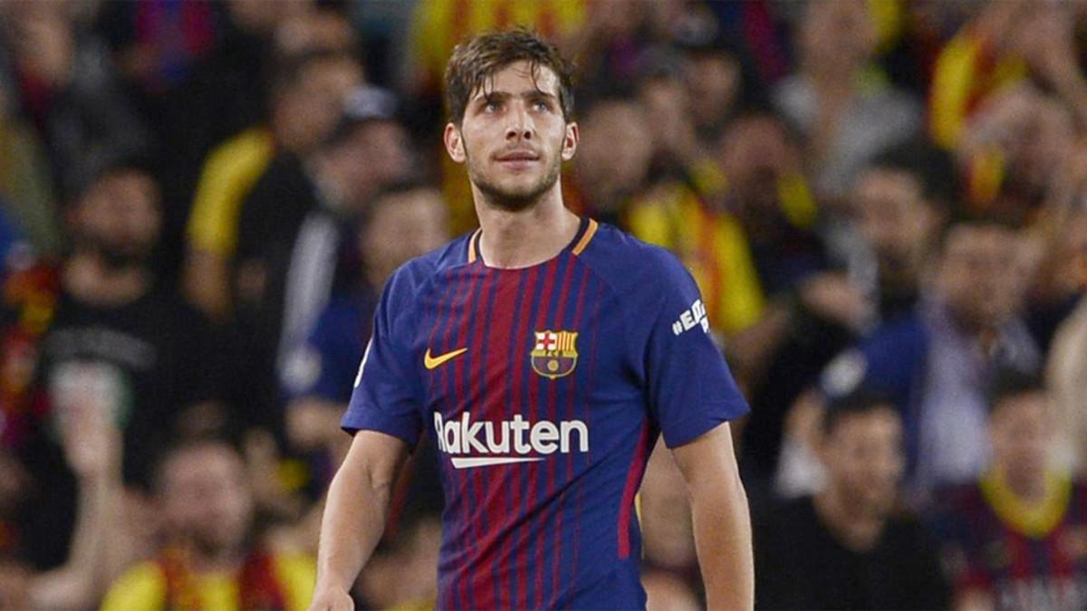 Sergi Roberto no podrá jugar el primer partido oficial del Barça esta temporada, la Supercopa contra el Sevilla