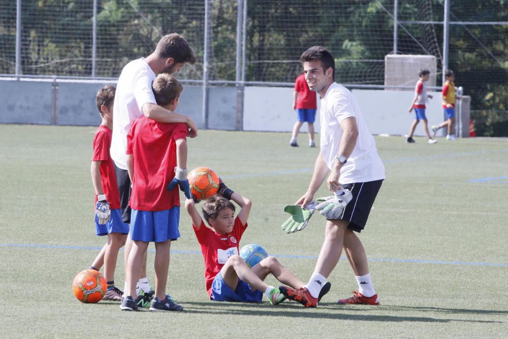 Jordi Guerrero al campus del Girona FC