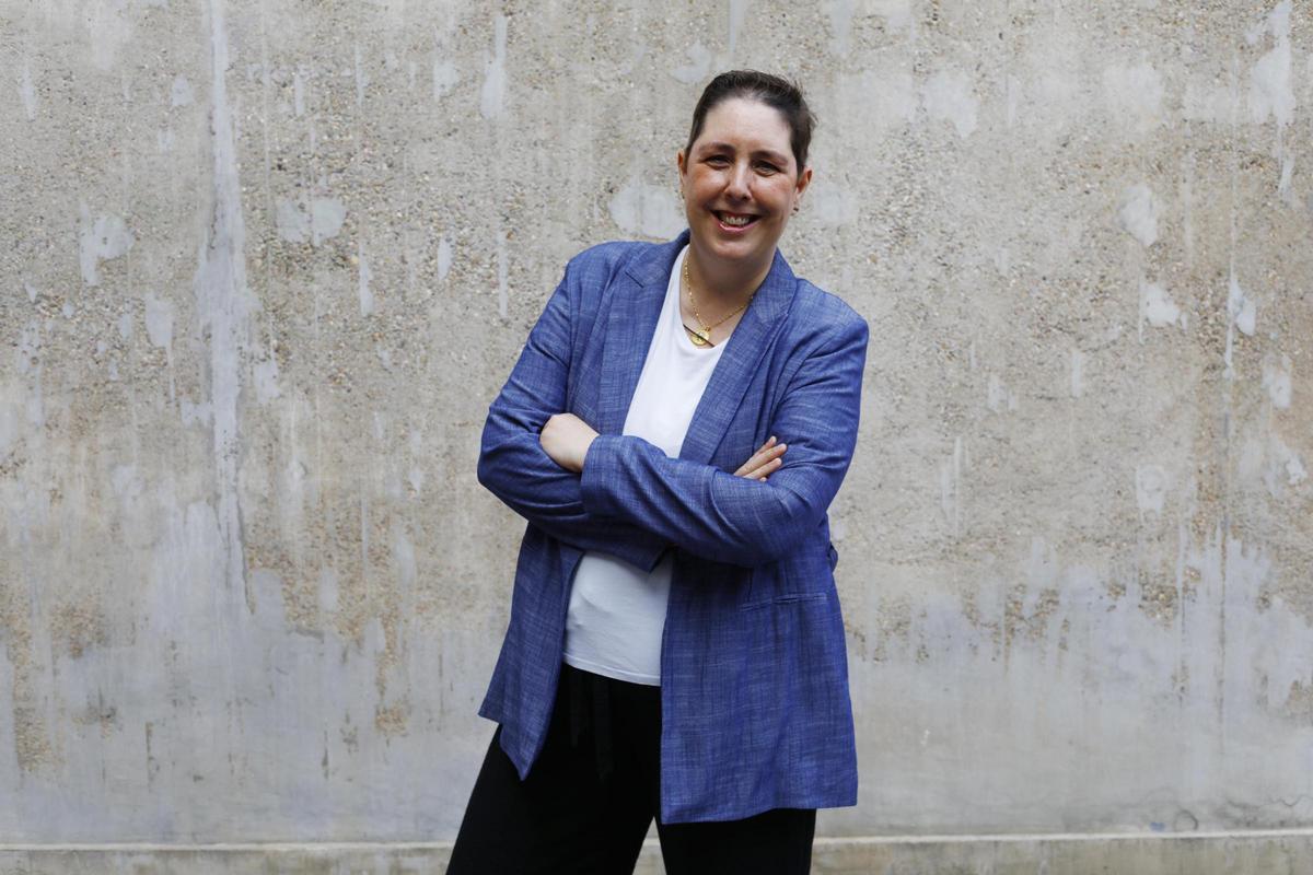 Ivana Pardiñas, paciente de cáncer de mama, este viernes.