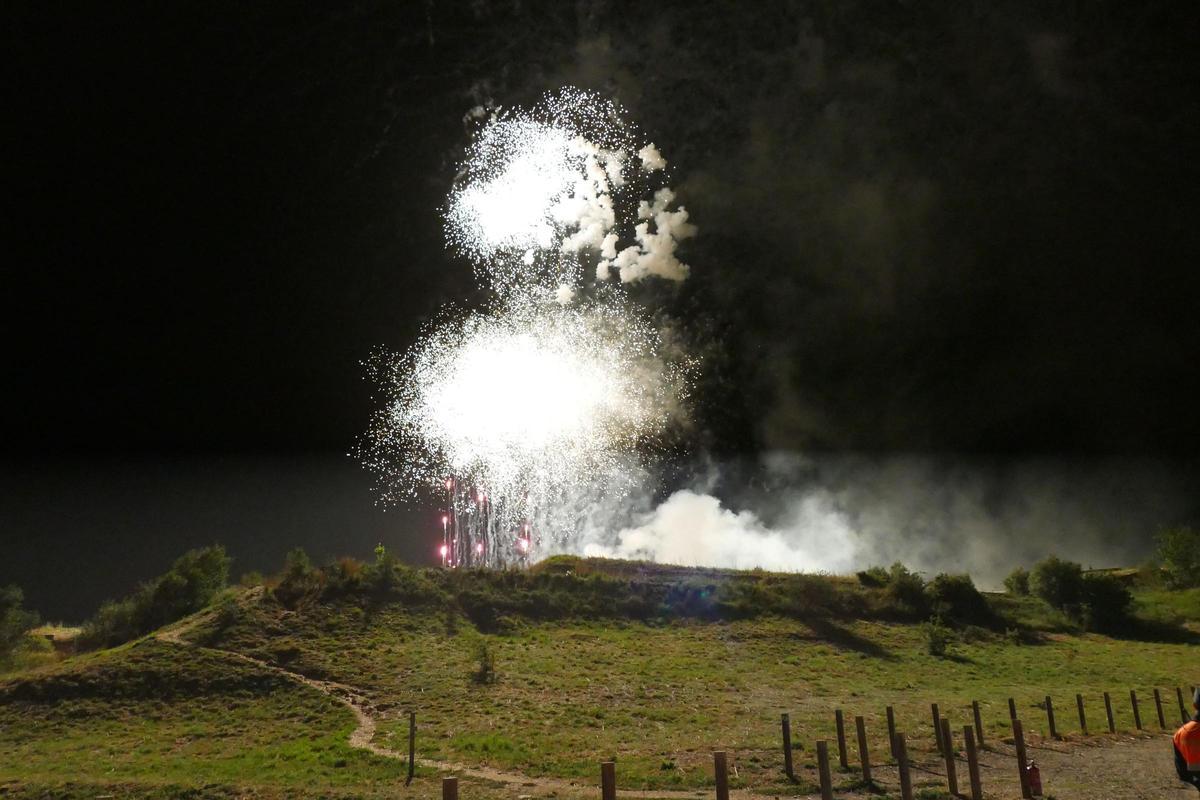 La falda del Castell ha estat l'escenari de la cloenda de les Fires