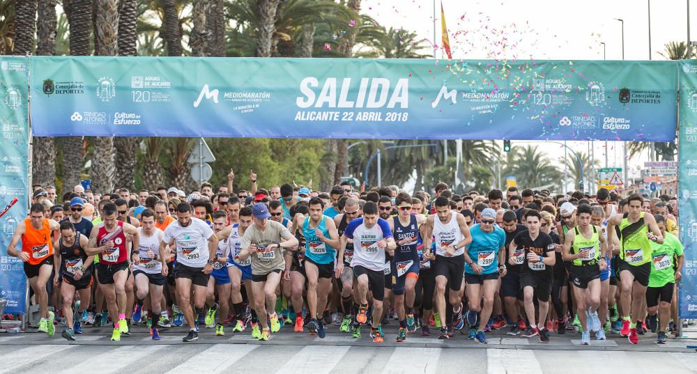 Hamid se adjudica el Medio Maratón de Alicante.