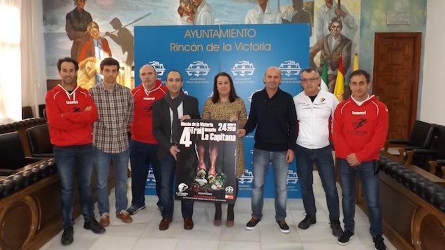 Presentación del IV Desafío Trail La Capitana en Rincón de la Victoria.