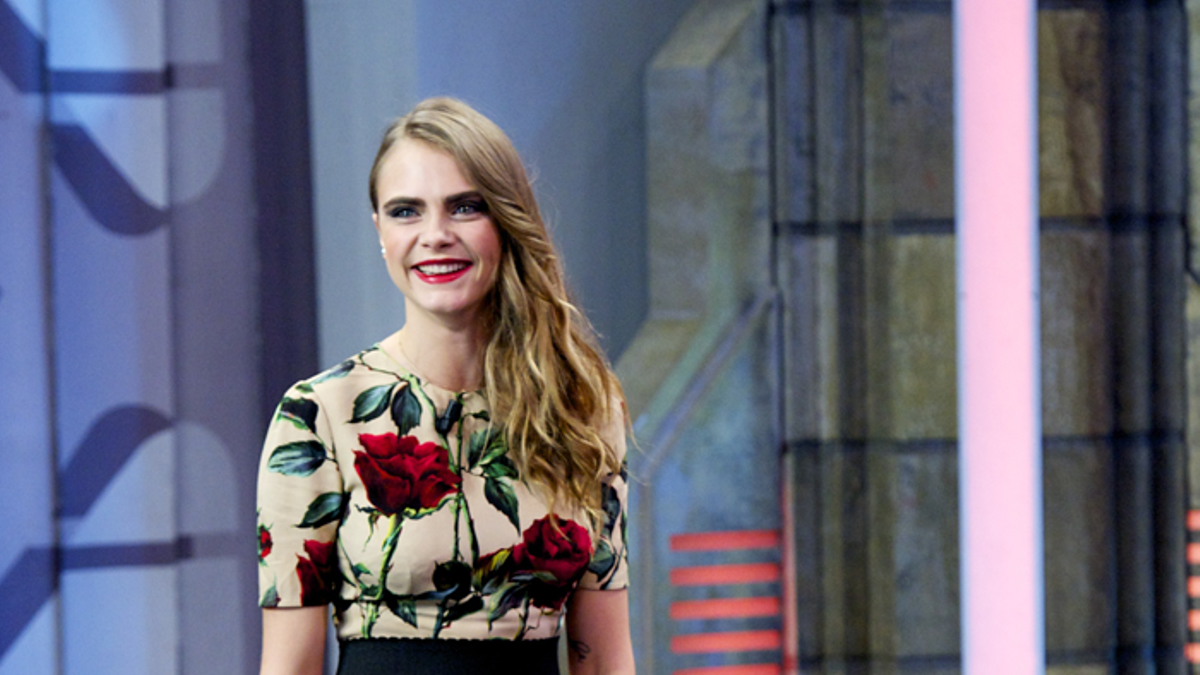 Cara Delevingne, de Dolce &amp; Gabbana en El Hormiguero.