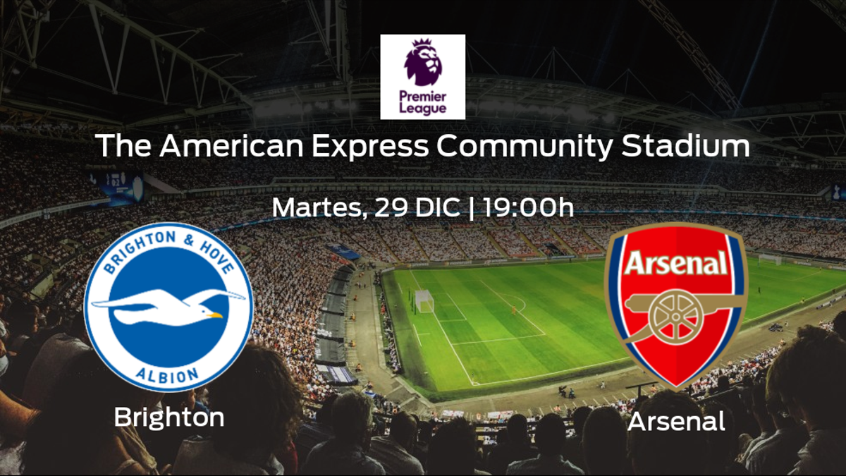 Jornada 16 de la Premier League: previa del duelo Brighton and Hove Albion - Arsenal