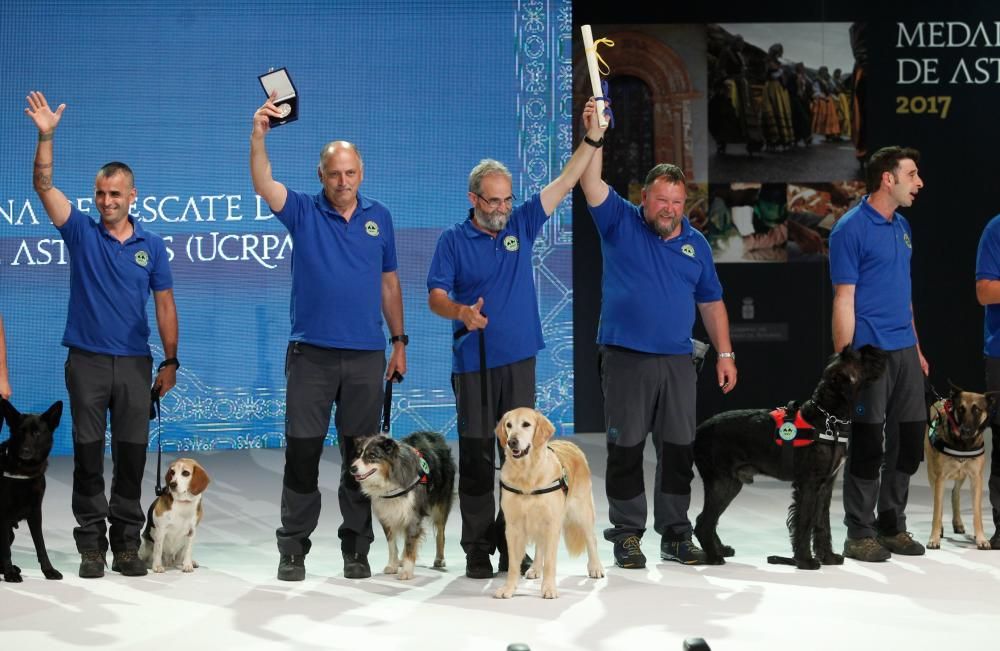 Acto de entrega de las medallas de Asturias