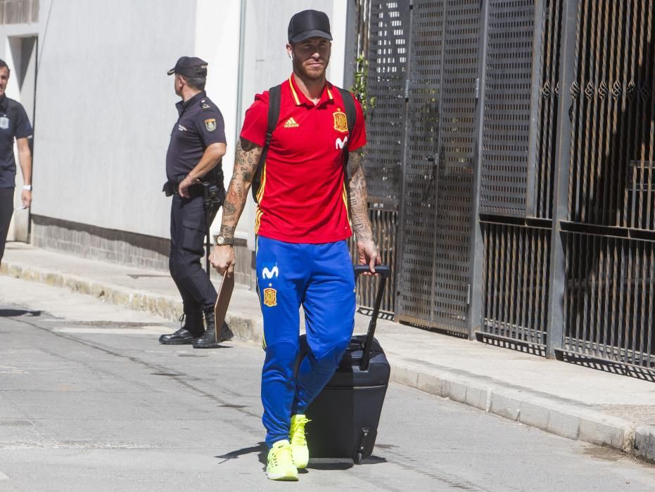 El entrenamiento de La Roja ayer en el Rico Pérez