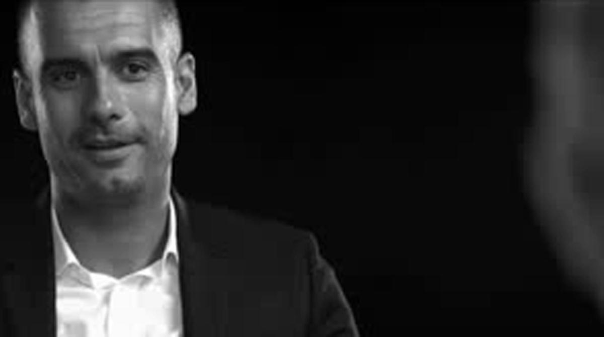 Converses sobre el futur entre Pep Guardiola i Fernando Trueba.