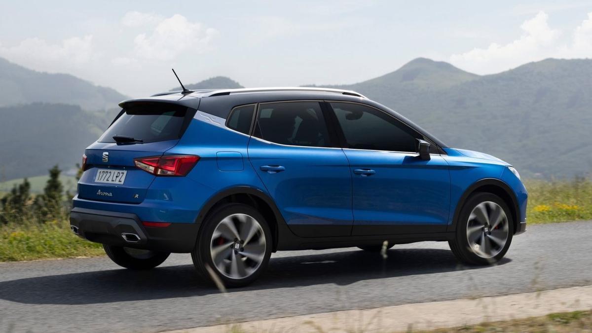 El Seat Arona en marcha.