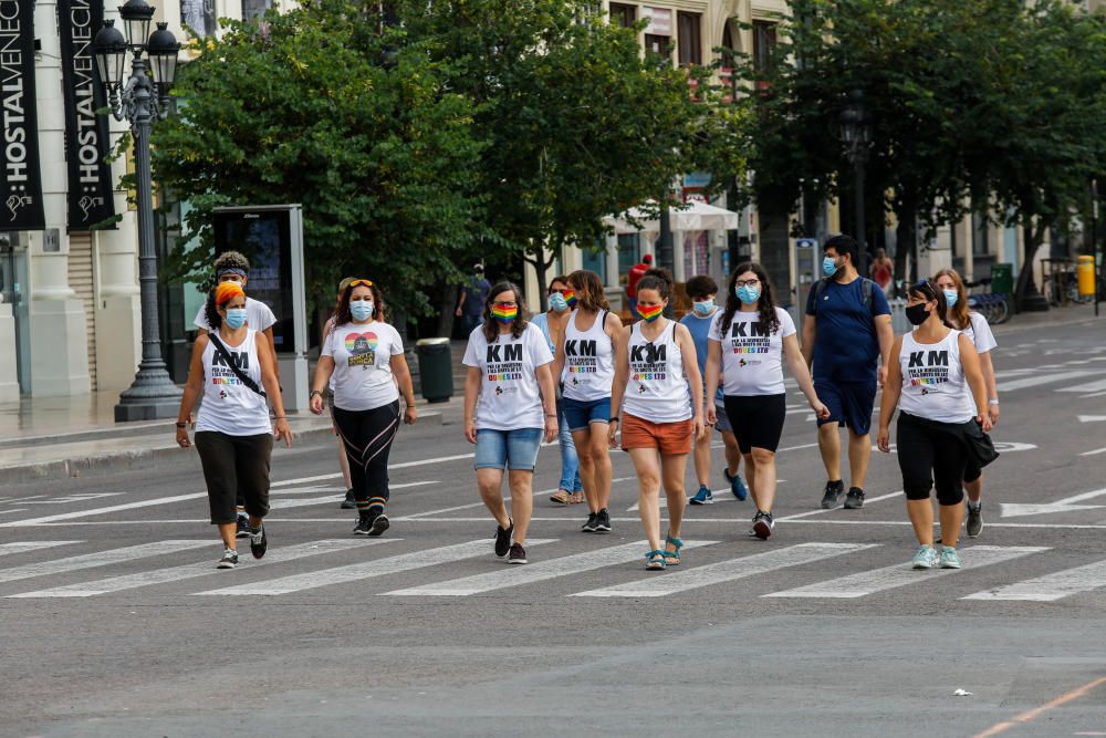 Lambda cierra en València el proyecto "Km por la diversidad y los derechos de las mujeres LTB"