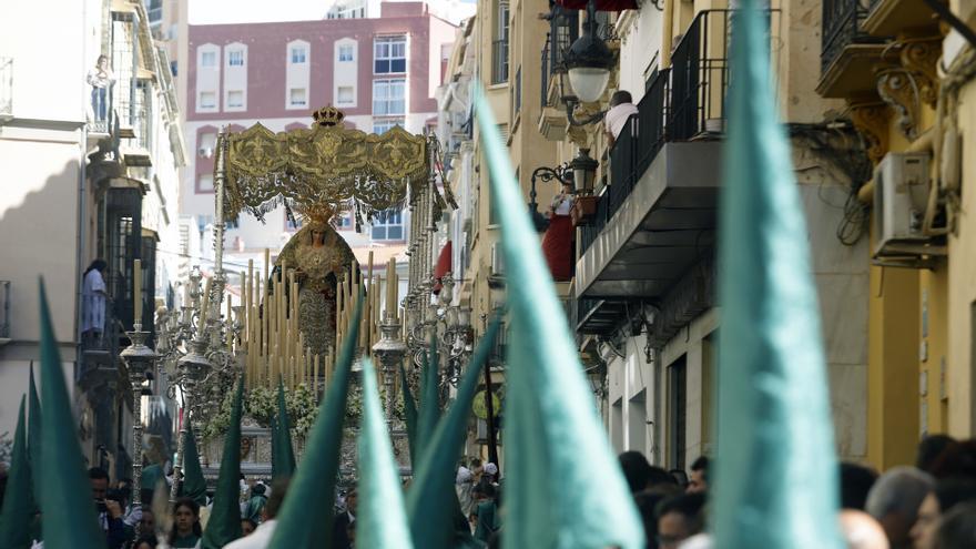 Salida procesional en Málaga