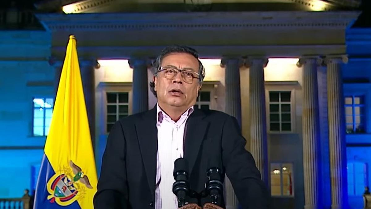 El presidente de Colombia, Gustavo Petro