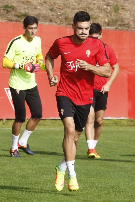 Entrenamiento del Sporting