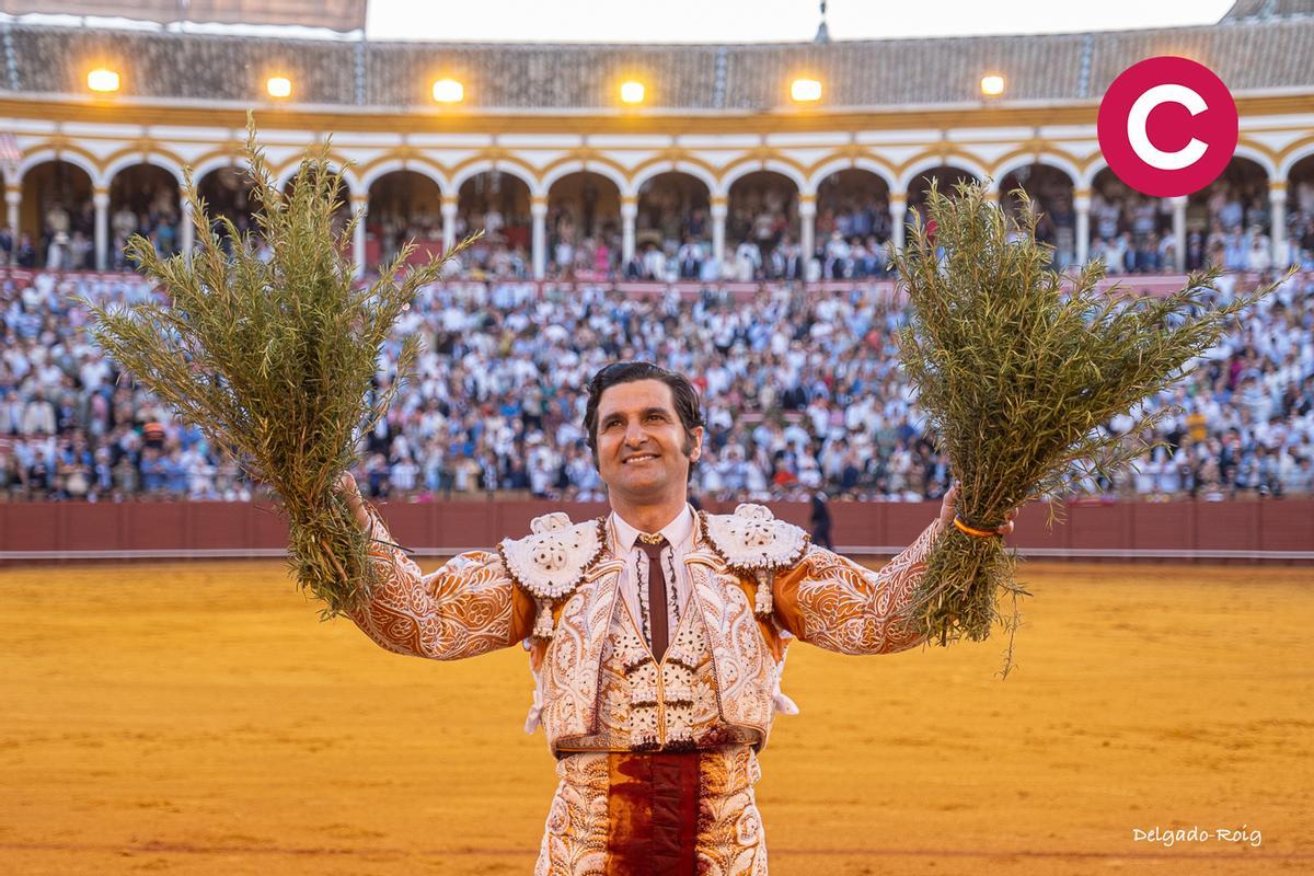 Morante en la apoteósica vuelta al ruedo.