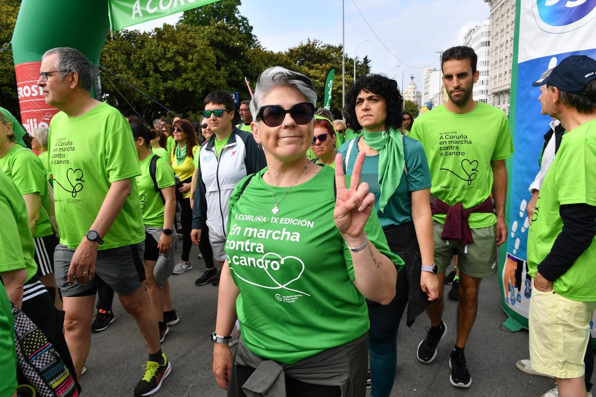 A Coruña caminó contra el cáncer