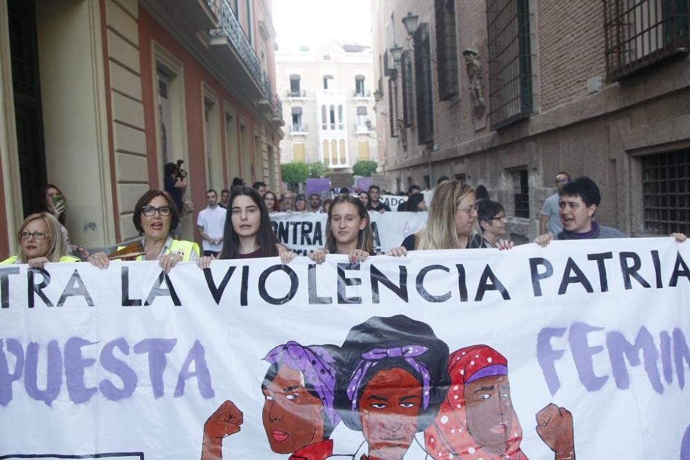 Protesta en Murcia contra la excarcelación de La Manada