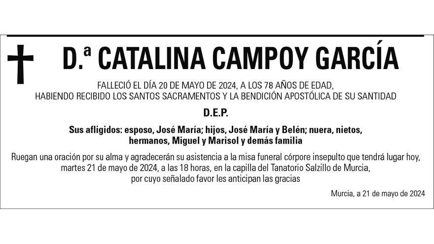 Dª Catalina Campoy García