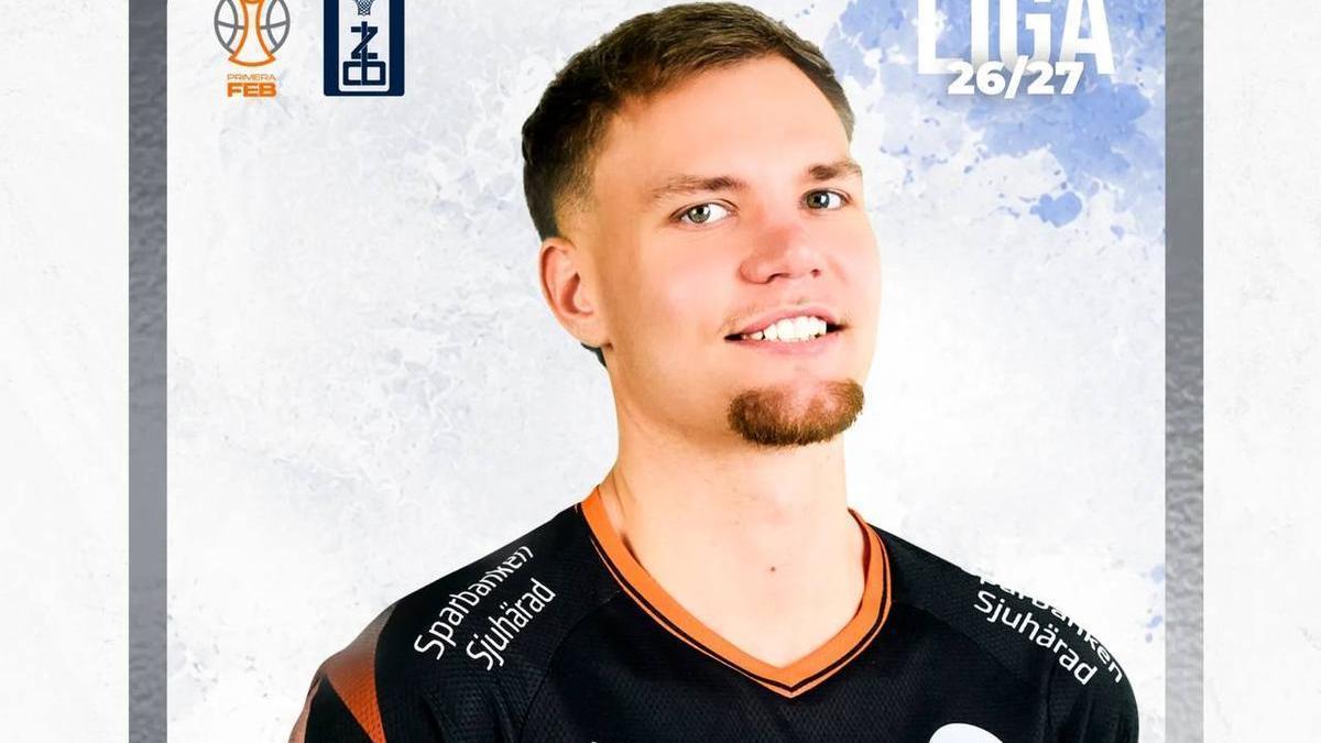 Primer fichaje de la temporada 26-27: Oskar Palmquist se incorpora al Caja Rural CB Zamora.
