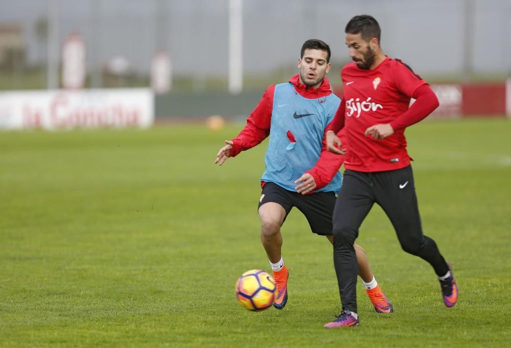 Entrenamiento del Sporting