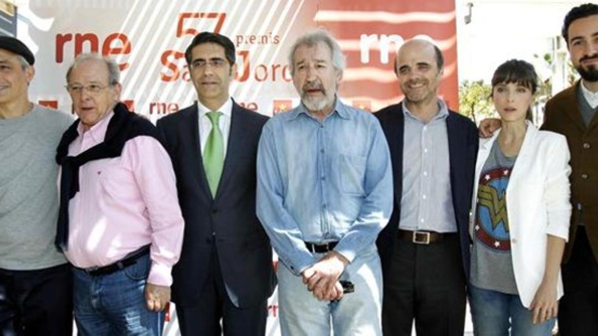 Los galardonados de los Premis Sant Jordi de cine del 2013.