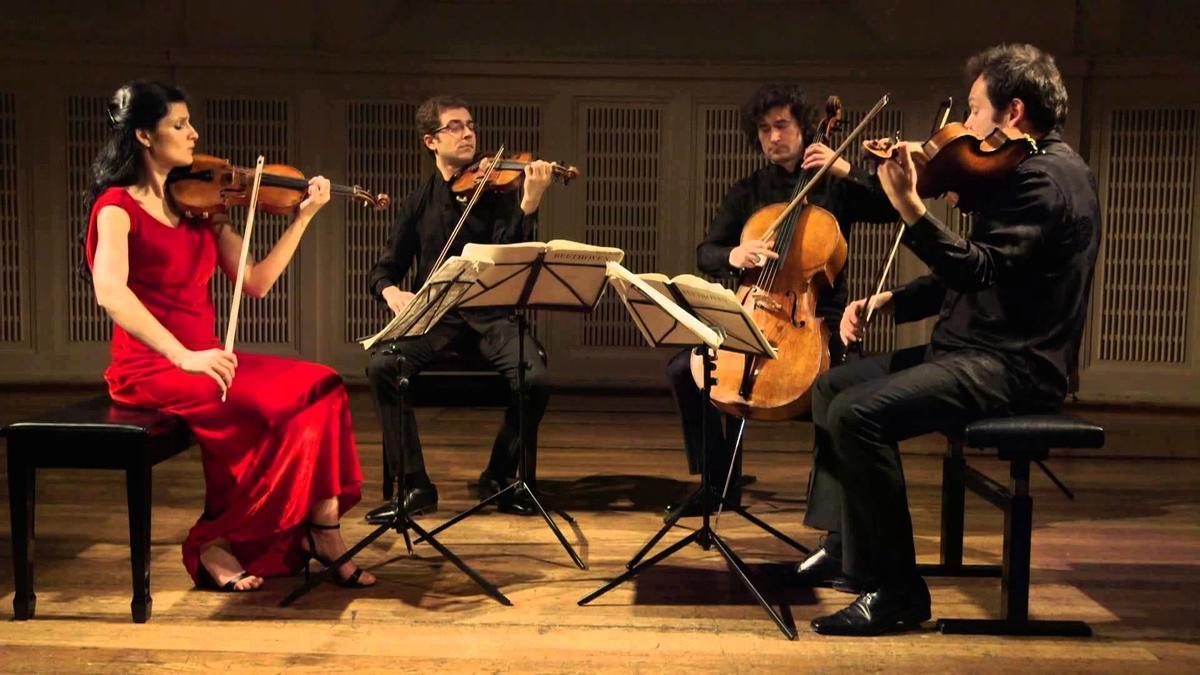 La prestigiosa formación de cuerda, durante un concierto con su formación anterior