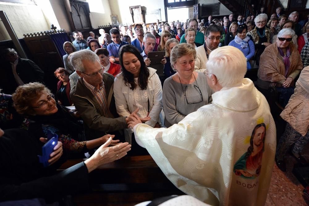 Homenaje al Padre Ángel en La Rebollada