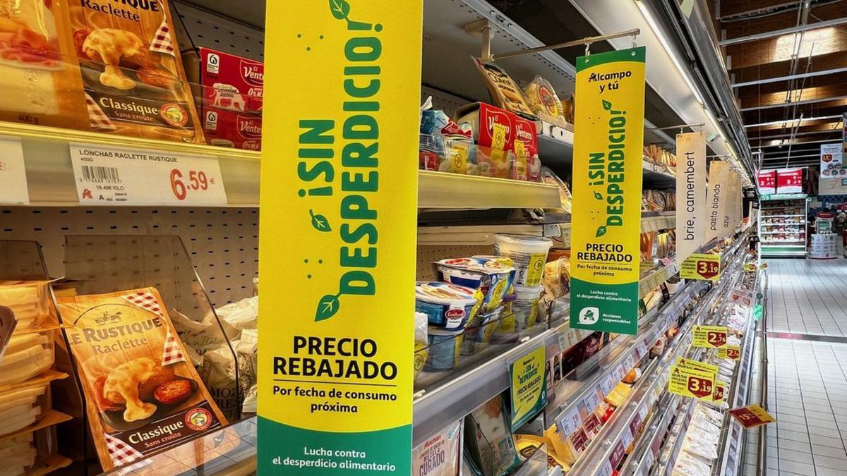 Una campaña de Alcampo sobre desperdicio alimentario.