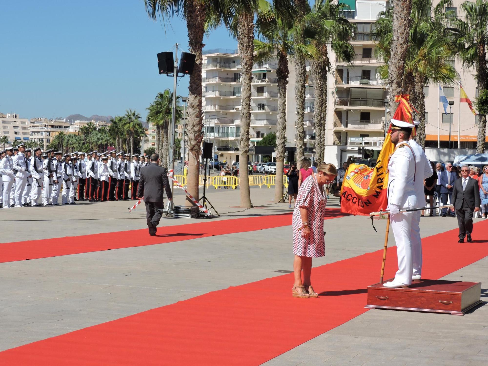 Jura de Bandera para personal civil en Águilas