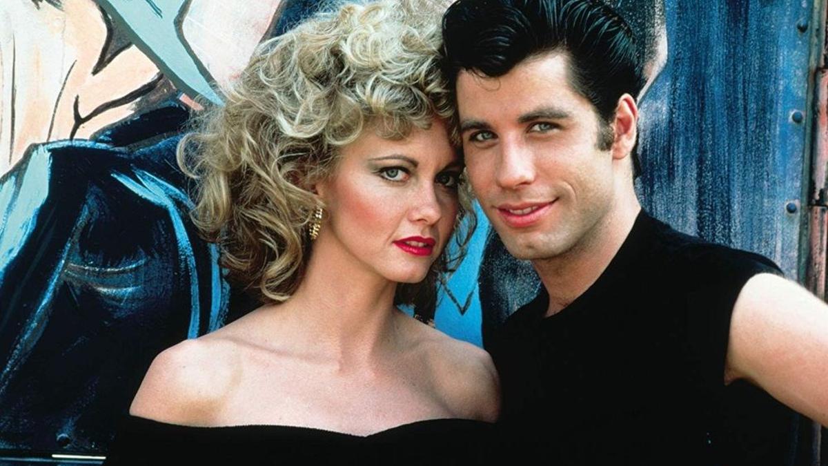 Olivia Newton-John y John Travolta en Grease