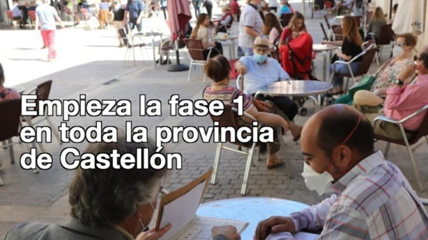 Empieza la fase 1 en toda la provincia de Castellón