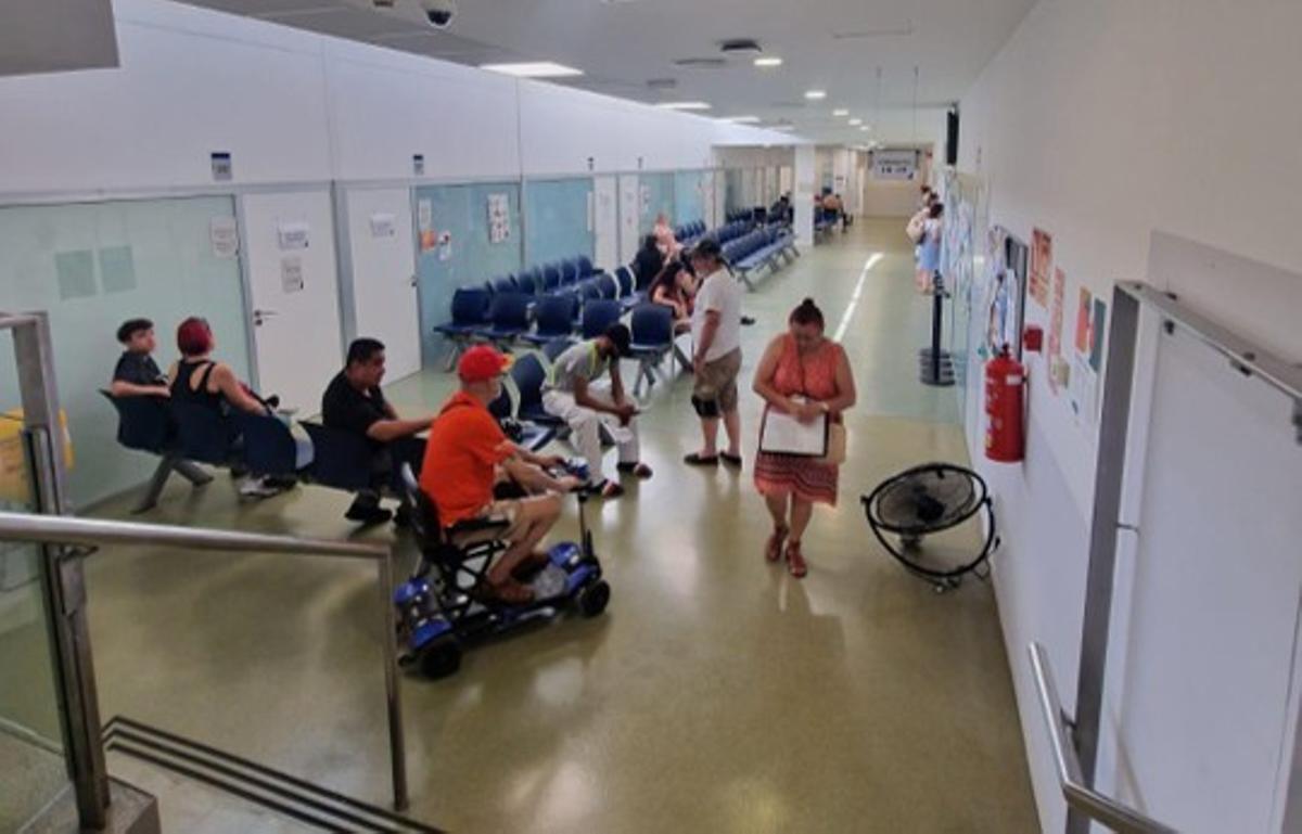 Centro de Salud de Pere Garau con los ventiladores.