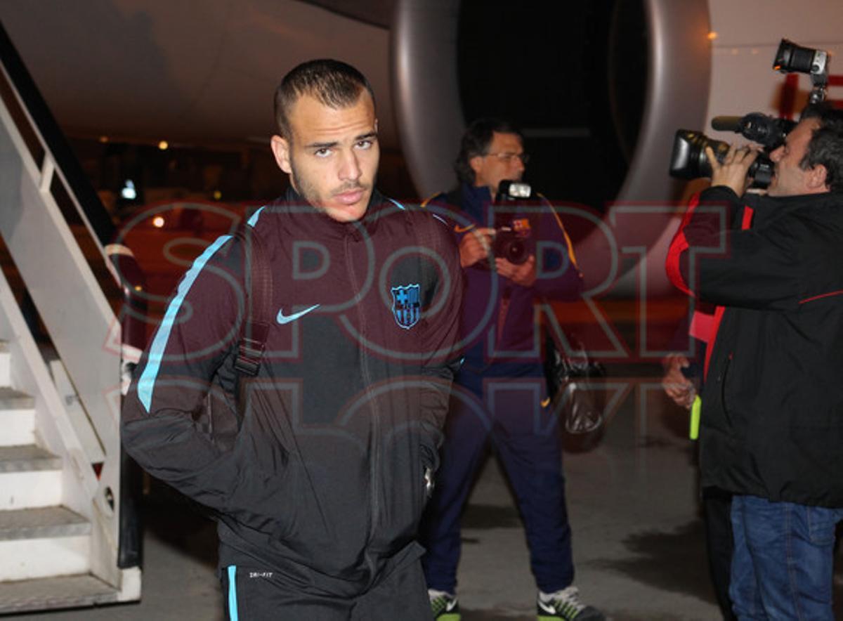 La expedición del Barça aterrizó de madrugrada