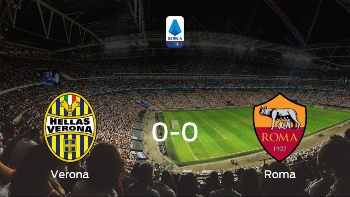 El Hellas Verona y la AS Roma se reparten los puntos tras su empate a cero