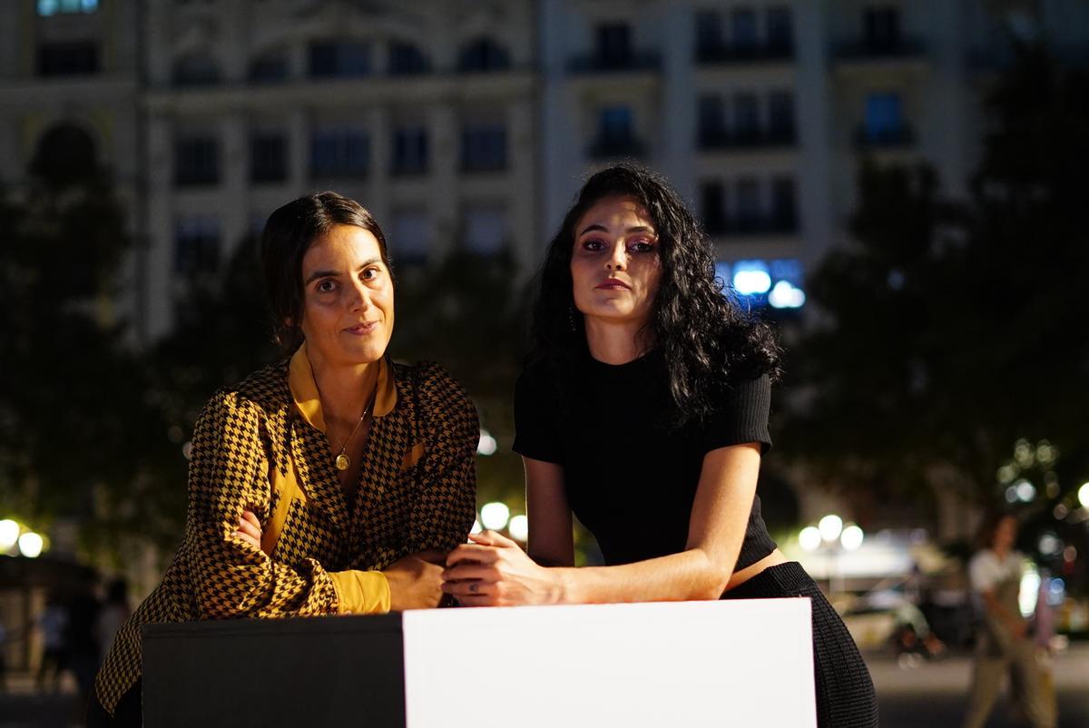 La directora de "El agua", Elena López Riera, y su protagonista, Luna Pamies
