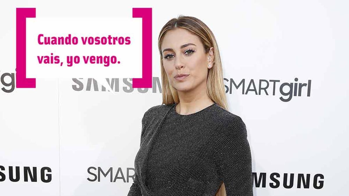 Blanca Suarez en la presentación del nuevo móvil de Samsung