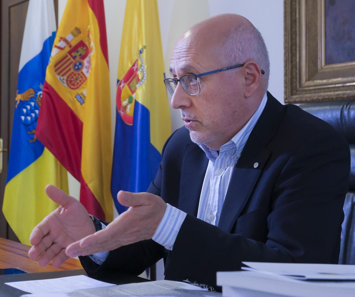 El presidente del Cabildo de Gran Canaria, Antonio Morales.